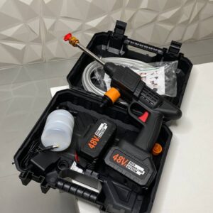 48V Cordless High Pressure Washer Gun 450 PSI with 7.5Ah Battery, Foam Tank & 10m Hose