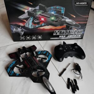 RC Fighter Aircraft Drone with Camera, Obstacle Avoidance, Dual Battery & 250 ft Range